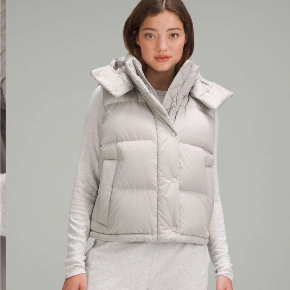lululemon athletica Gray Puffer Vest